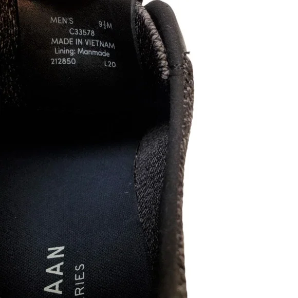 Cole Haan Mens Casual Shoes Grand Series JensenStitchlite Sneakers Bla…